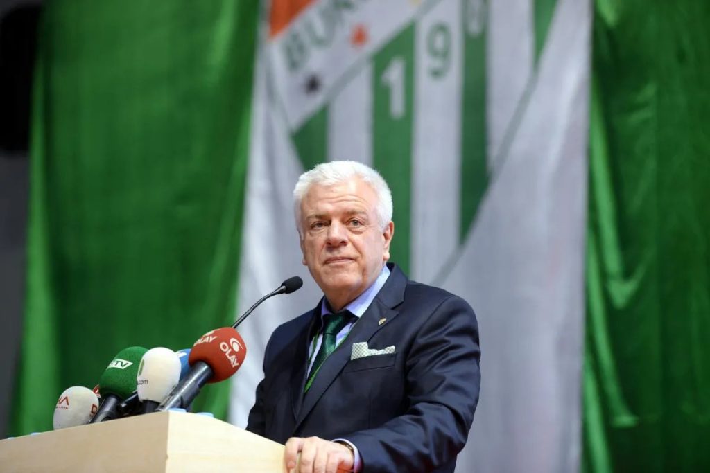 Bursaspor Başkanı Recep Günay: “120 milyon TL faiz ödüyoruz”