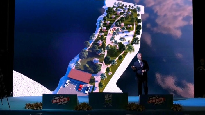 İNEGÖL’E YENİ YAŞAM ALANI: ADA PARK