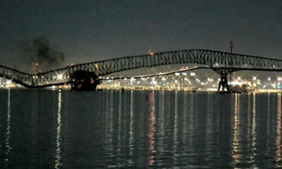 ABD’de kargo gemisi köprüyü yıktı