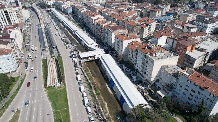Gökdere Çarşısı yeni yüzüyle hizmete girdi