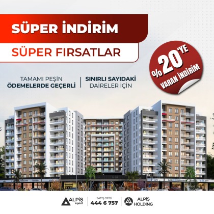Alpiş İnşaat’tan indirim kampanyası