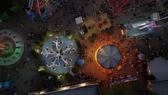 Bayram harçlıklarını alan çocuklar Kültürpark’a akın etti