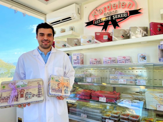 Bu Bayramın Yıldızı da Bursa Kestane Şekeri