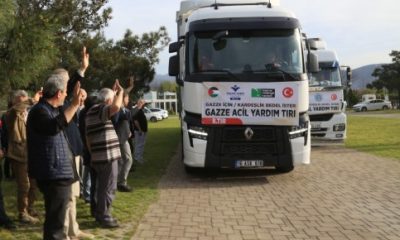 Gazze için yardım TIR’ları Bursa’dan yola çıktı