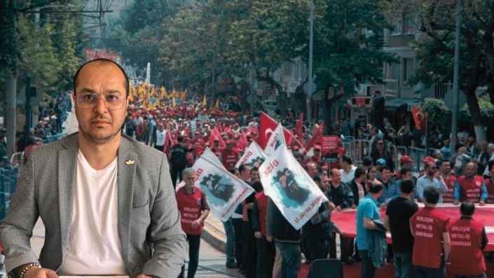 EMEP Bursa İl Başkanı Berkay Akkuş, birleşik ve güçlü 1 Mayıs için emek örgütlerine çağrı yaptı