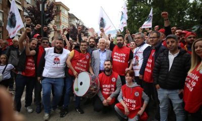 Bursa’da işçilerin 1 Mayıs yürüyüşü