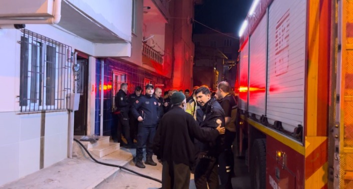 Bursa’da apartman yangını