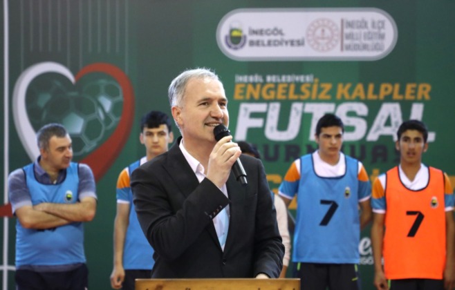 İnegöl Protokolü Engelliler İçin Sahaya Çıktı