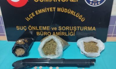 Bursa’da 1 kilo 437 gram bonzai yakalandı