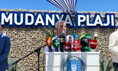 Burfaş Mudanya Plajı Açıldı