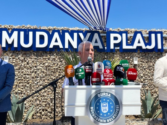 Burfaş Mudanya Plajı Açıldı