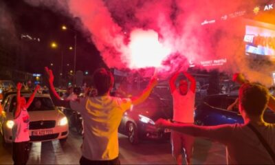 Türkiye çeyrek finale yükseldi, Bursa sokaklara aktı