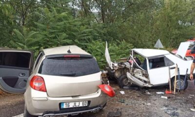 Bursa’da kayganlaşan yolda trafik kazası: 1 ölü, 3 yaralı