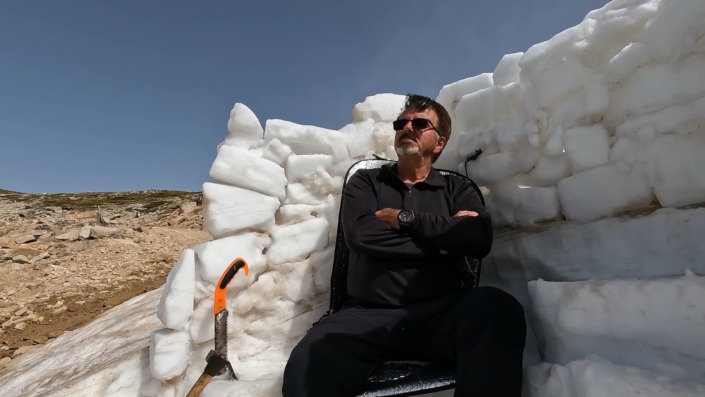 Yaz mevsiminin ortasında iglo keyfi