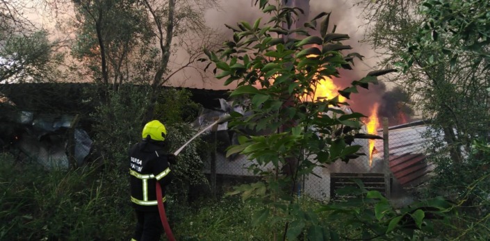 Bursa’da soğuk hava deposunda çıkan yangın kontrol altına alındı