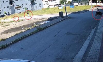 Bursa’da sokak köpeğinin saldırısından kadını kurtardı… O anlar kamerada