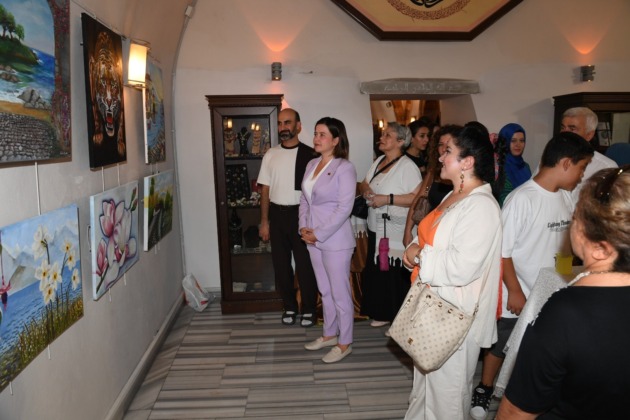 OSMEK Yıl Sonu Resim Sergisi göz doldurdu