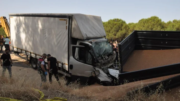 Edirne’de feci kaza!