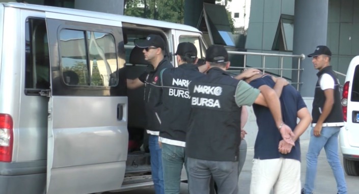 Bursa polisinden rekor uyuşturucu operasyonu..