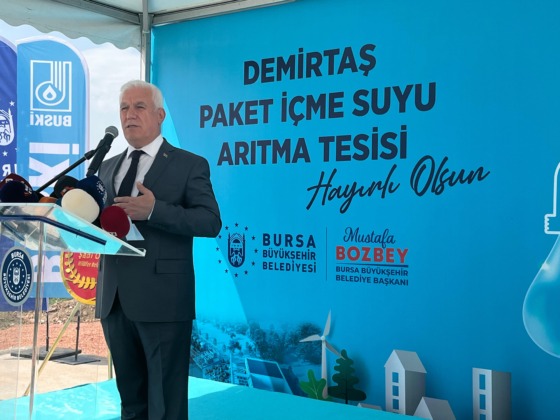 Bursa’da su çeşmeden içilecek