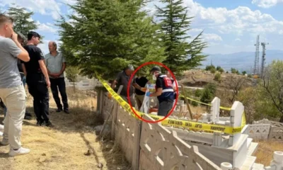 Mezarlıkta toprağa gömülü bebek cesedi bulundu