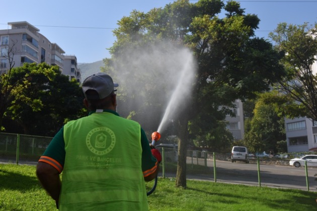 Yıldırım’da ilaçlama çalışmaları devam ediyor
