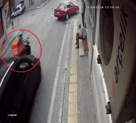 Kurye ölümden döndü