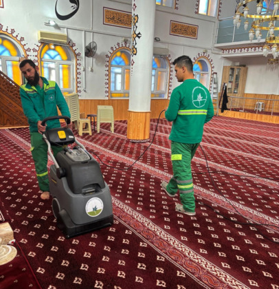 Osmangazi’deki camiler temizleniyor