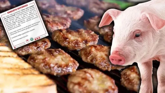 Bakanlıktan köftede tespit edilen domuz eti ile ilgili açıklama
