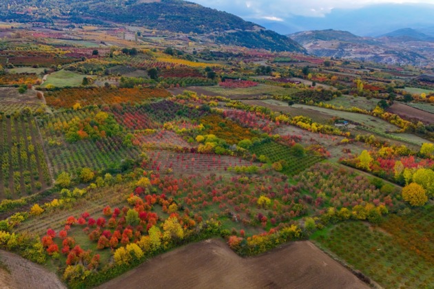 Uludağ’ın eteklerinde müthiş görüntüler