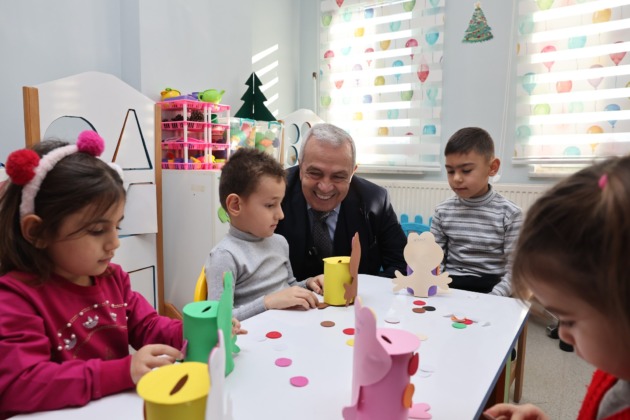 Çalı Kadın ve Çocuk Akademisi’ne Başkan Özdemir’den ziyaret