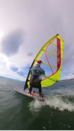 İznik Gölü’nde dondurucu anlar