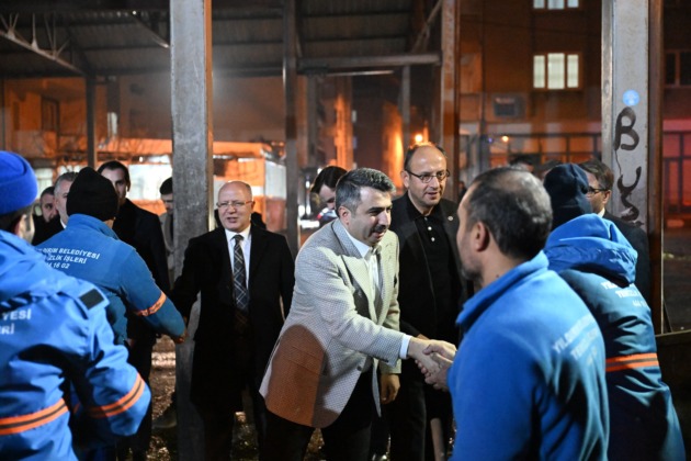 Yıldırım Belediye Başkanı Yılmaz’dan yeni yıl mesaisi