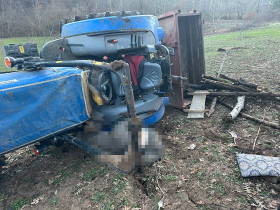 Bursa’da traktörün altında kalan sürücü hayatını kaybetti