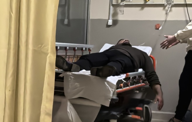 Bursa’da et keserken kendini kesti!