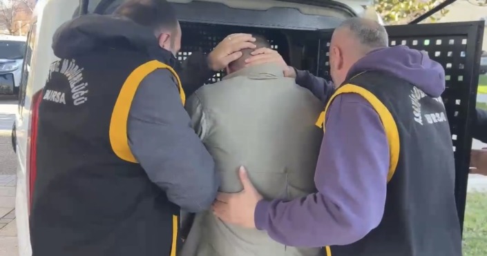 44 ayrı suç kaydı bulunan şahıs Bursa’da yakalandı
