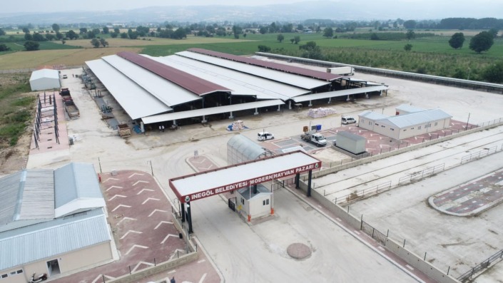 İnegöl Hayvan Pazarı bir süreliğine kapatıldı