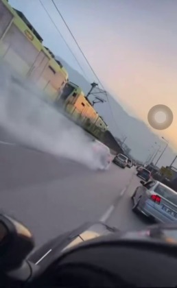 Akan trafikte drift atarak ilerledi