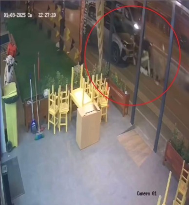 Makas atarken kaza yaptı