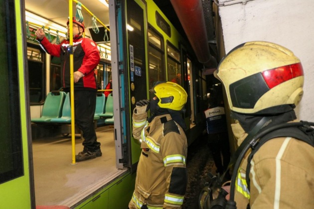 Bursa Metrosu’nda yangın tatbikatı