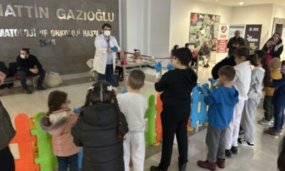 Bursa’da Büyükşehir’den tedavi gören çocuklara moral desteği