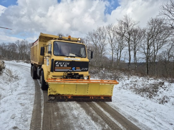 Karacabey, karla mücadeleye hazır