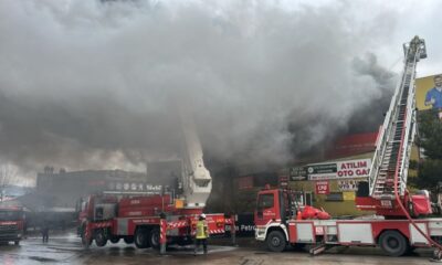 Bursa’da yağ deposunda yangın!