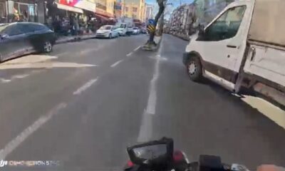 Kazadan kaçarken kaza yaptı