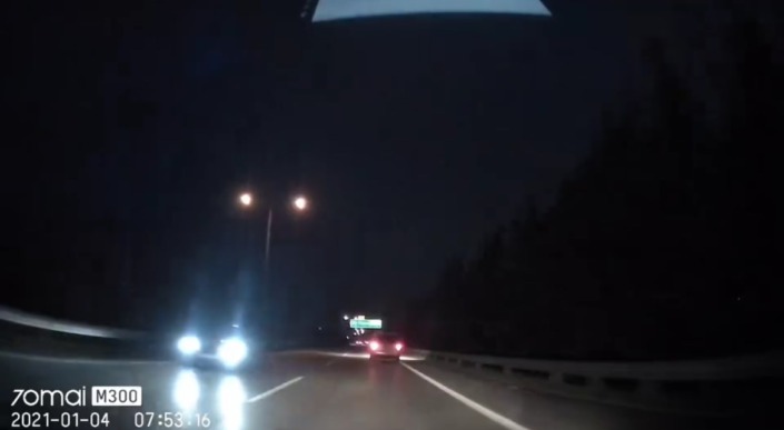 Bursa’da otobanda ters yönden ilerledi, kazanın eşiğinden dönüldü