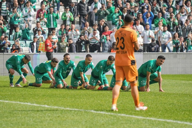 Bursaspor oynadığı son 22 maçta hiç kaybetmedi