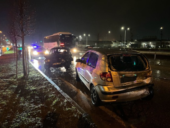 Bursa’da yağış kazaya neden oldu!