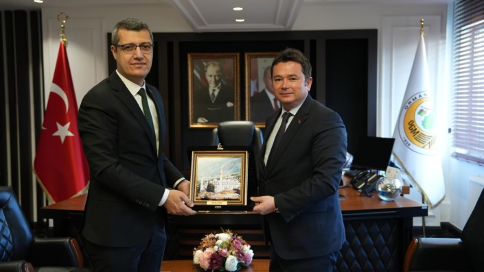 Bursa Orman Bölge Müdürü Şahan’a, Başkan Aydın’dan hayırlı olsun ziyareti