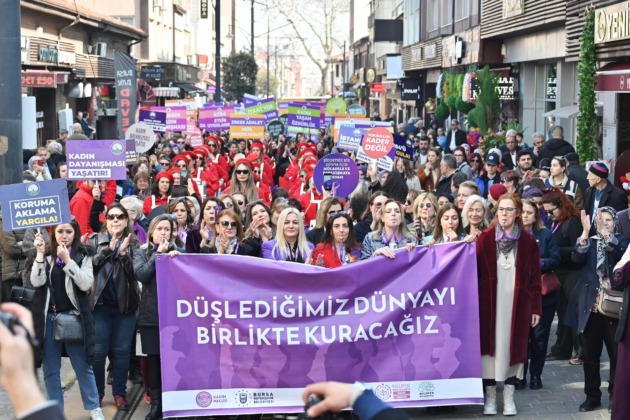 Bursa’da Dünya Kadınlar Günü’nde renkli etkinlikler