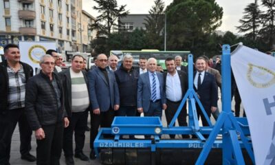 Bursa’da üreticiye ekipman desteği